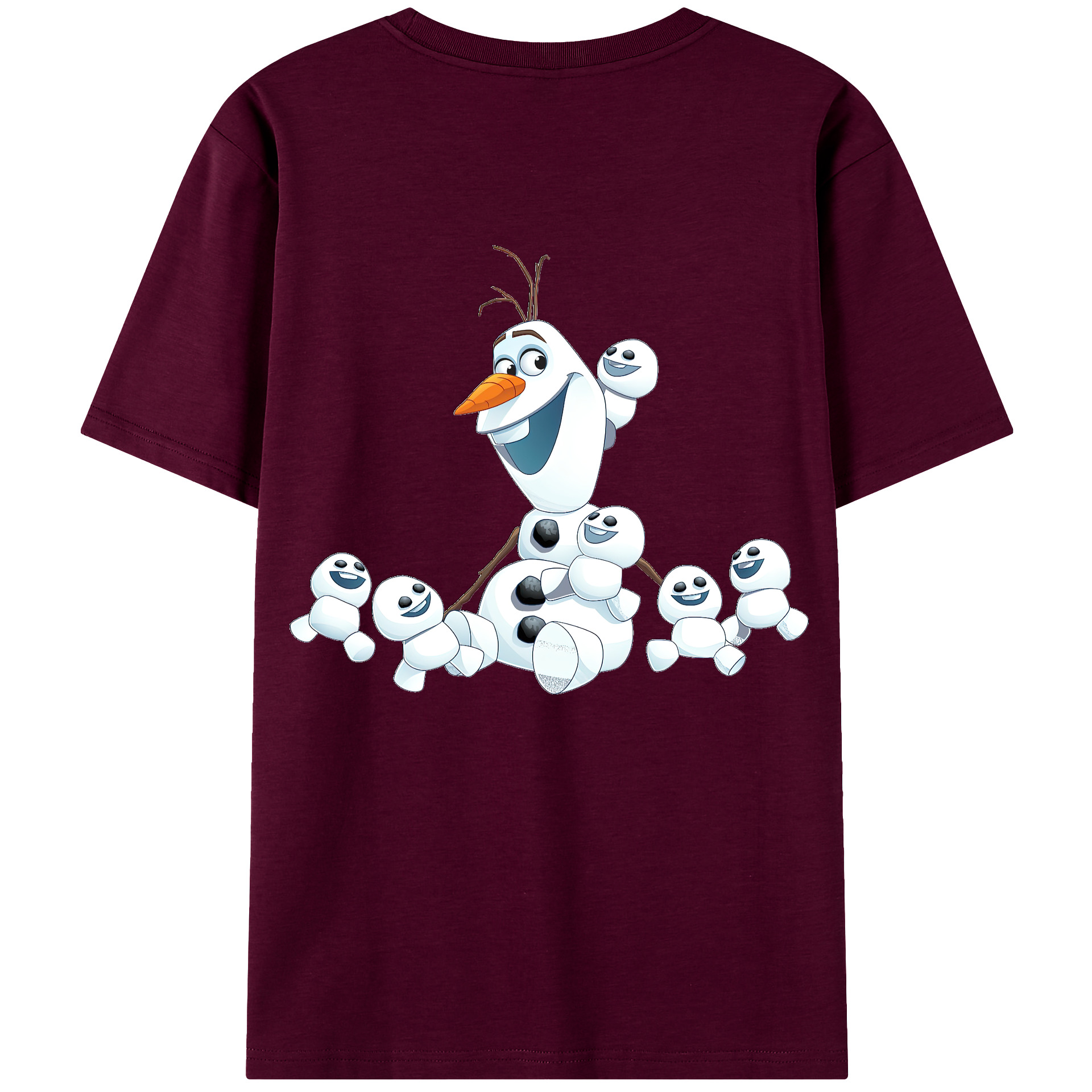 （画像用） アナと雪の女王 アンナ エルサ Frozen Anna Elsa レディース半袖Tシャツ(バックプリント)